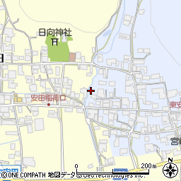 兵庫県多可郡多可町中区東安田645周辺の地図