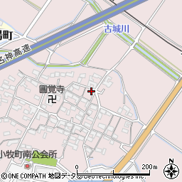 三重県四日市市小牧町2375周辺の地図