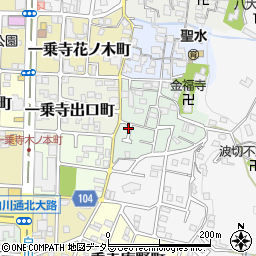 京都府京都市左京区一乗寺才形町周辺の地図