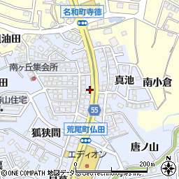 愛知県東海市荒尾町（山ノ神前）周辺の地図