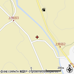 兵庫県宍粟市山崎町上牧谷216-1周辺の地図