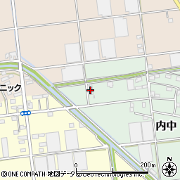 静岡県伊豆の国市内中44周辺の地図