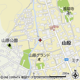 静岡県静岡市清水区山原周辺の地図