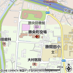 岡山県勝央町（勝田郡）周辺の地図
