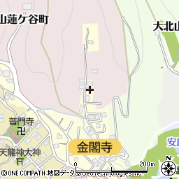 京都府京都市北区衣笠氷室町55周辺の地図