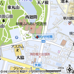 愛知県東海市荒尾町清水入周辺の地図