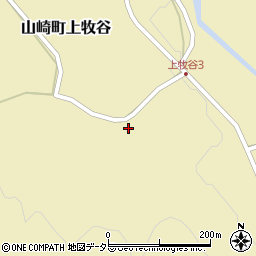 兵庫県宍粟市山崎町上牧谷267周辺の地図