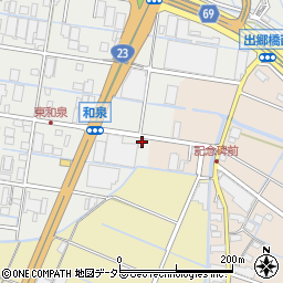 三重県桑名市和泉498周辺の地図