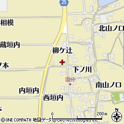 京都府亀岡市千歳町国分柳ケ辻周辺の地図