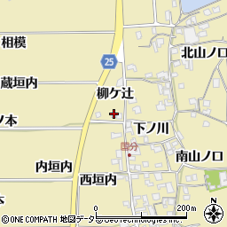 京都府亀岡市千歳町国分（柳ケ辻）周辺の地図