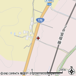 兵庫県丹波篠山市南矢代105周辺の地図