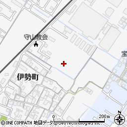 滋賀県守山市伊勢町周辺の地図