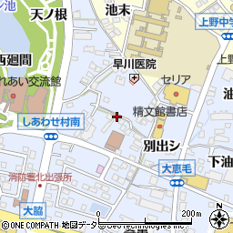 愛知県東海市荒尾町外山周辺の地図