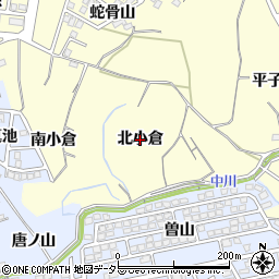 愛知県東海市名和町（北小倉）周辺の地図