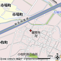 三重県四日市市小牧町2392周辺の地図