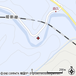 岡山県真庭市月田本45周辺の地図