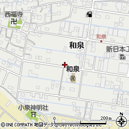三重県桑名市和泉739-2周辺の地図
