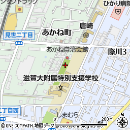 滋賀県大津市あかね町5周辺の地図