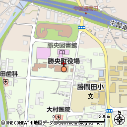 岡山県勝田郡勝央町勝間田201周辺の地図