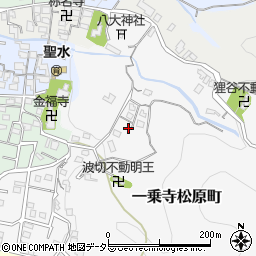 京都府京都市左京区一乗寺松原町周辺の地図