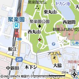 聚楽園公園トイレ５周辺の地図