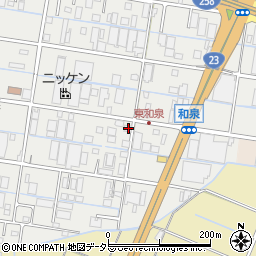 三重県桑名市和泉520周辺の地図