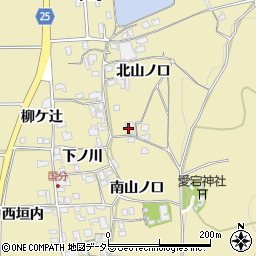 京都府亀岡市千歳町国分北山ノ口3周辺の地図