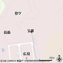 愛知県豊田市桂野町（宝澤）周辺の地図