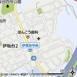 三重県四日市市伊坂台周辺の地図