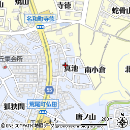 愛知県東海市荒尾町真池1周辺の地図