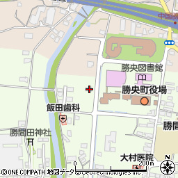 岡山県勝田郡勝央町勝間田834-1周辺の地図