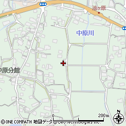 岡山県津山市池ケ原142-2周辺の地図