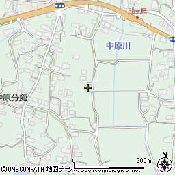 岡山県津山市池ケ原142周辺の地図