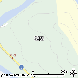 岡山県美作市岩辺周辺の地図