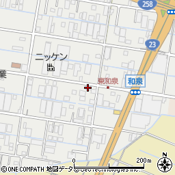 三重県桑名市和泉522周辺の地図