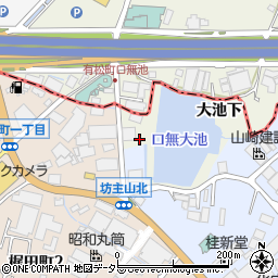 愛知県大府市共和町大池下周辺の地図