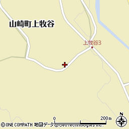 兵庫県宍粟市山崎町上牧谷252周辺の地図