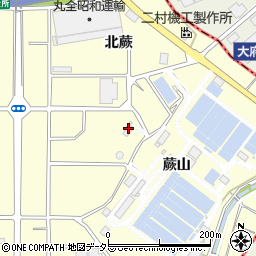 東海市役所市営　上水道上野ポンプ場周辺の地図