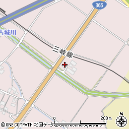 三重県四日市市小牧町3176周辺の地図