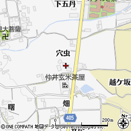 京都府亀岡市河原林町河原尻穴虫周辺の地図
