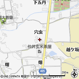 京都府亀岡市河原林町河原尻（穴虫）周辺の地図