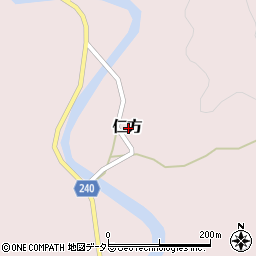 兵庫県佐用郡佐用町仁方周辺の地図