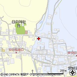 兵庫県多可郡多可町中区東安田677周辺の地図