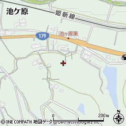 岡山県津山市池ケ原714周辺の地図