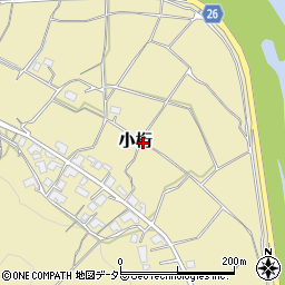 岡山県津山市小桁周辺の地図