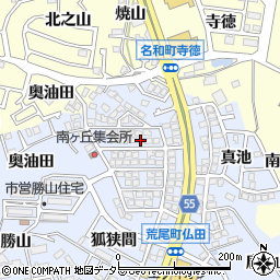 愛知県東海市荒尾町（北遠鐘）周辺の地図