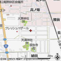 京都府亀岡市千代川町小林周辺の地図