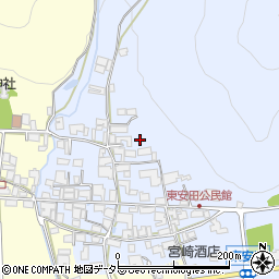 兵庫県多可郡多可町中区東安田周辺の地図