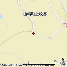 兵庫県宍粟市山崎町上牧谷327周辺の地図