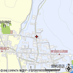 兵庫県多可郡多可町中区東安田687周辺の地図
